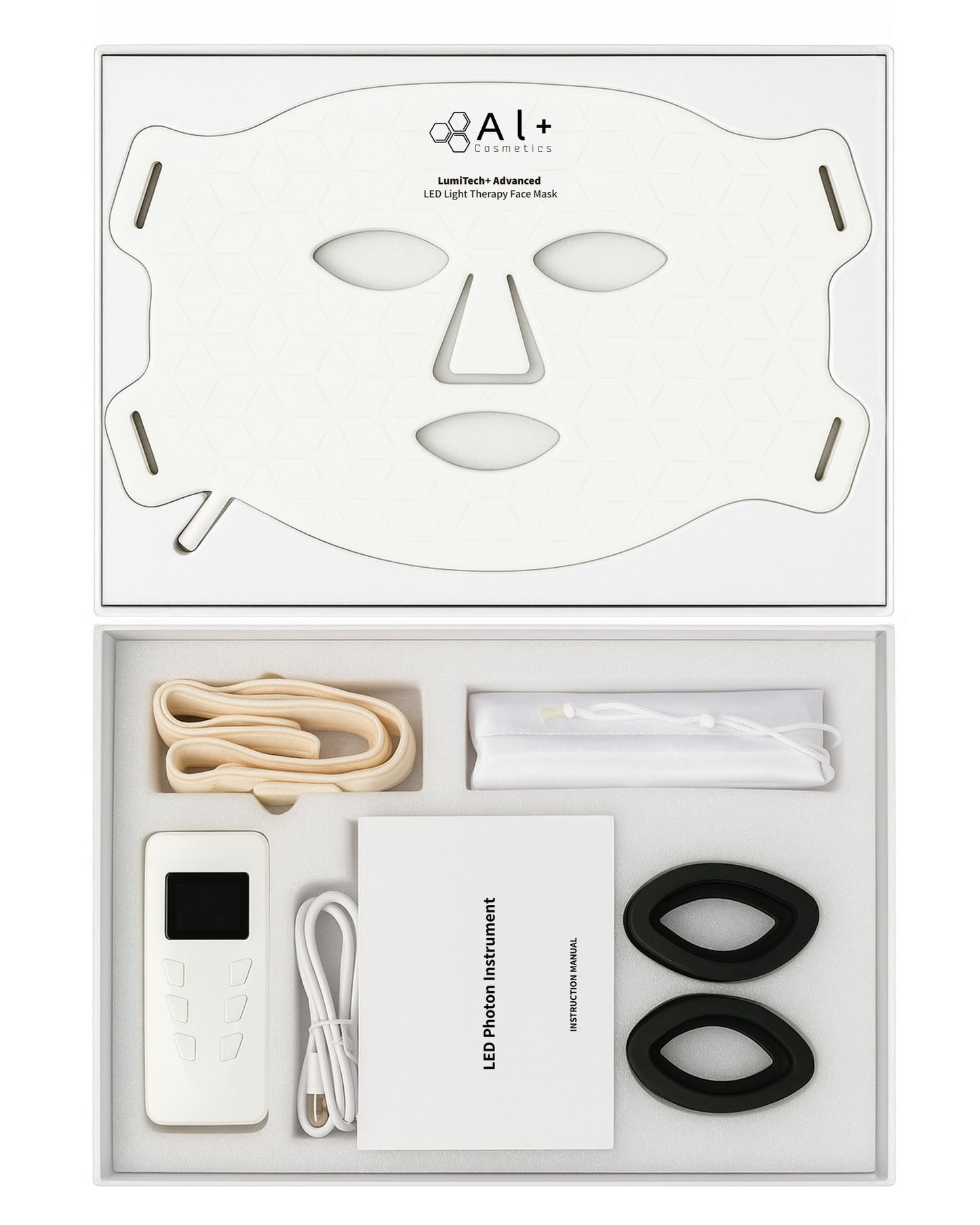 LumiTech+ Advanced LED Light Therapy Mask - Al+ Cosmetics - LED Light Therapy by Al+ Cosmetics